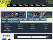 Tablet Screenshot of distributioninformatique.com